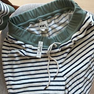 Madewell MWL Velour Slim Joggers S